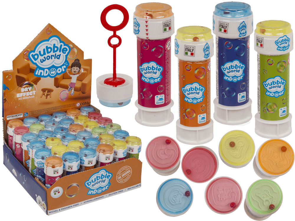 Soap bubbles with puzzle, Indoor,