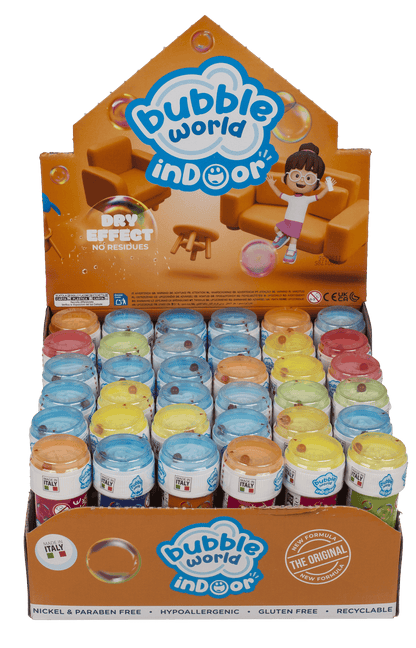 Juego de paciencia con pompas de jabón