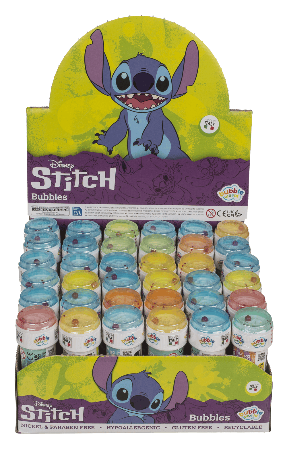 Soap bubbles with puzzle, Lilo & Stitch,