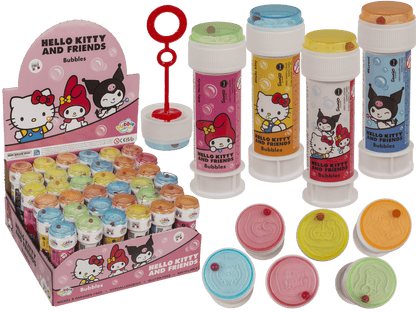 Soap bubbles with puzzle, Hello Kitty,