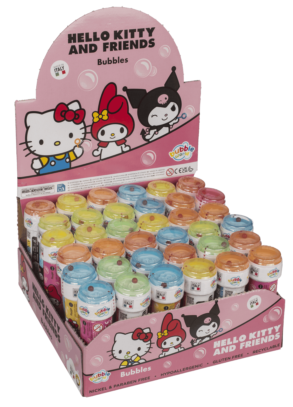 Soap bubbles with puzzle, Hello Kitty,