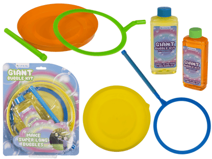 Giant Bubble Kit, incl. 250 ml bubble solution,