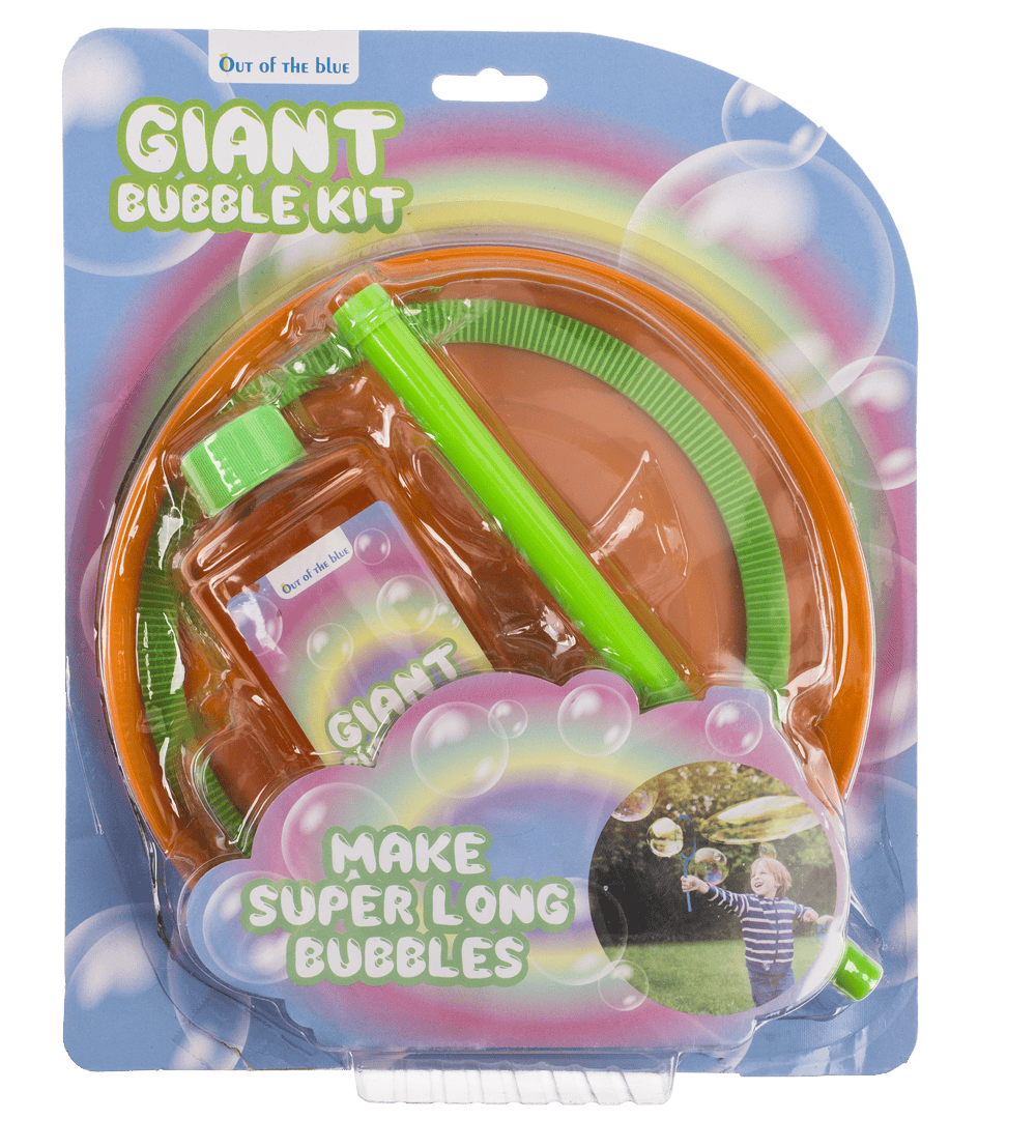 Giant Bubble Kit, incl. 250 ml bubble solution,