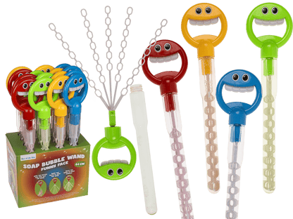 Soap bubbles wand, Funny Face, 44 cm,