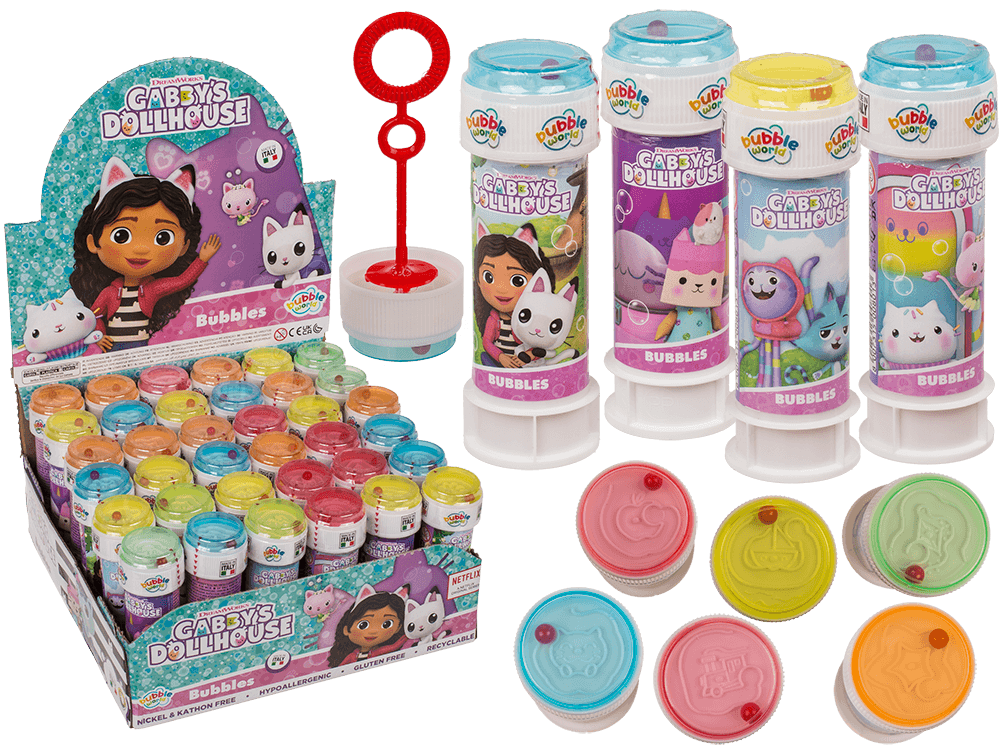 Soap bubbles with puzzle, Gabby's Dollhouse,