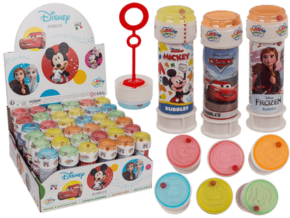 Soap bubbles with puzzle, Disney,