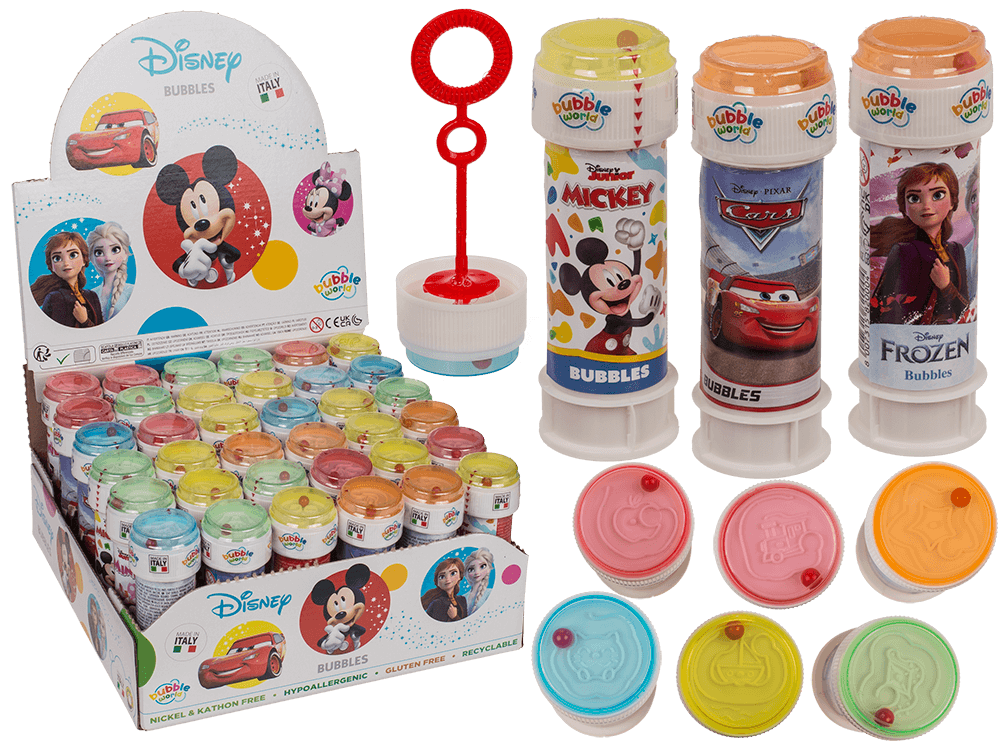 Soap bubbles with puzzle, Disney,