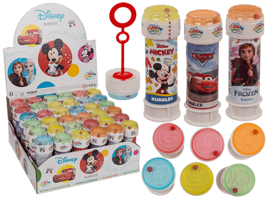 Soap bubbles with puzzle, Disney,
