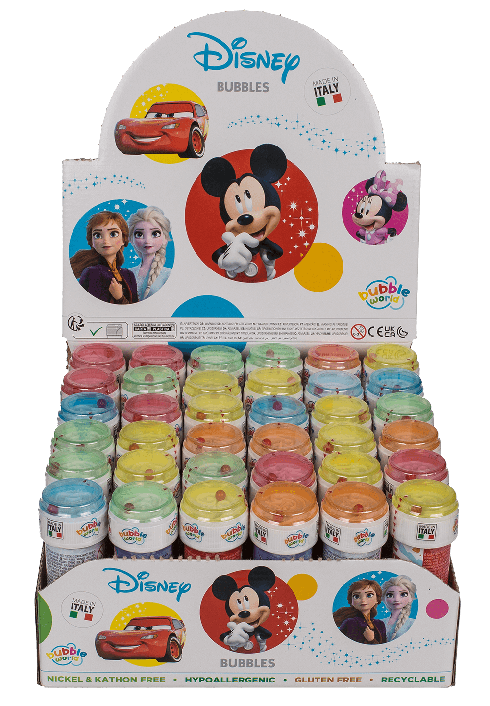 Soap bubbles with puzzle, Disney,