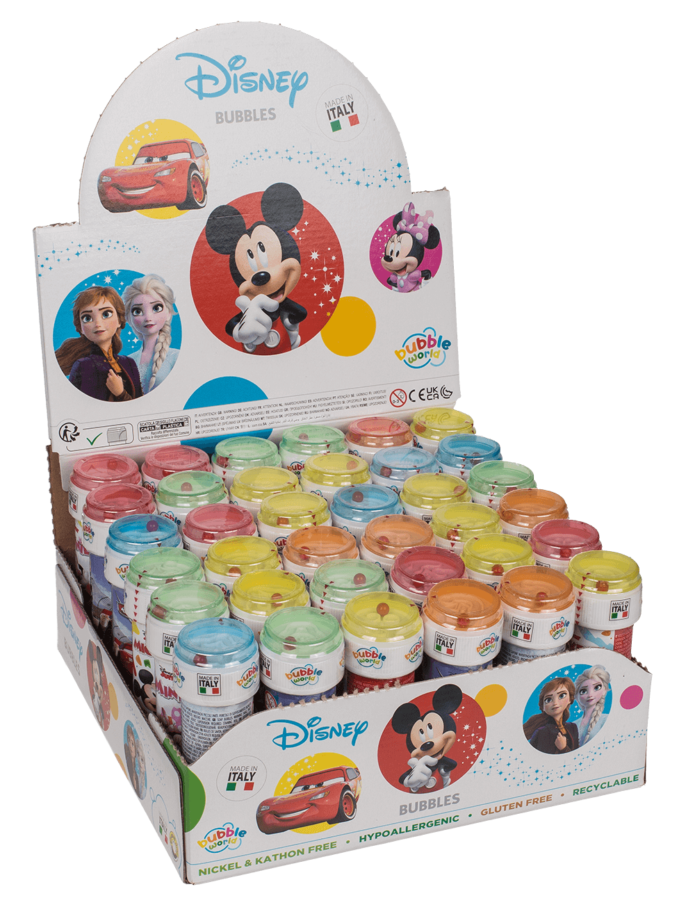 Soap bubbles with puzzle, Disney,