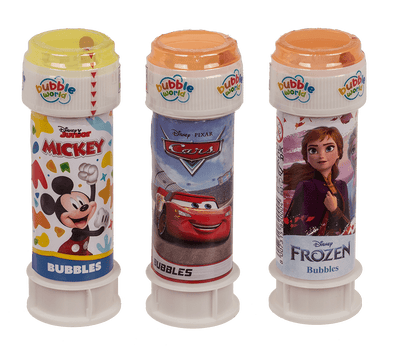 Soap bubbles with puzzle, Disney,