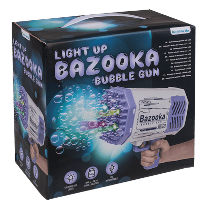 Bubble Gun with LED, Bazooka,