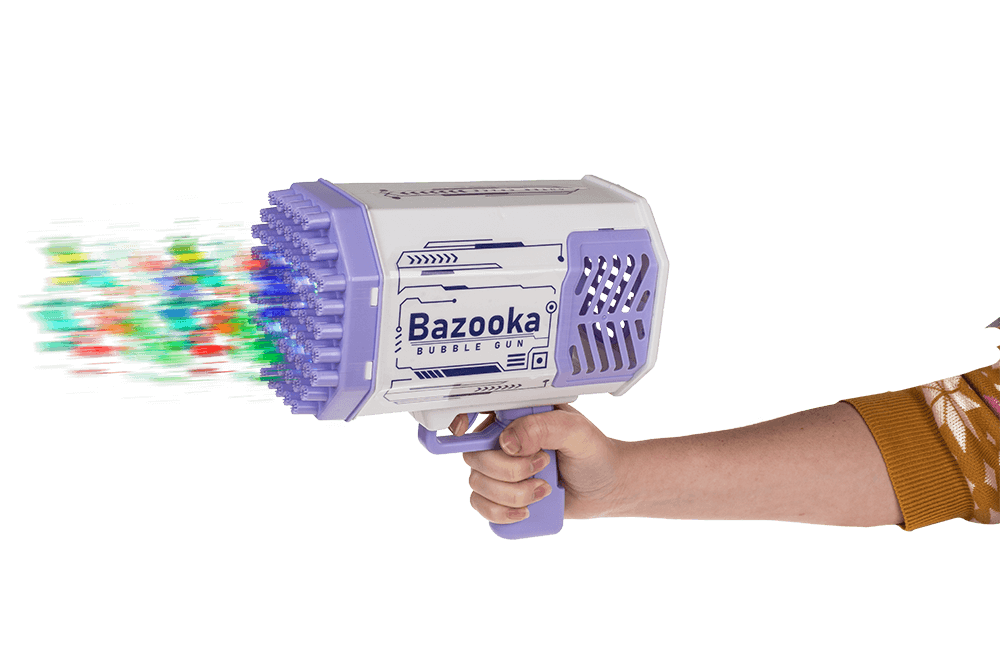 Bubble Gun with LED, Bazooka,