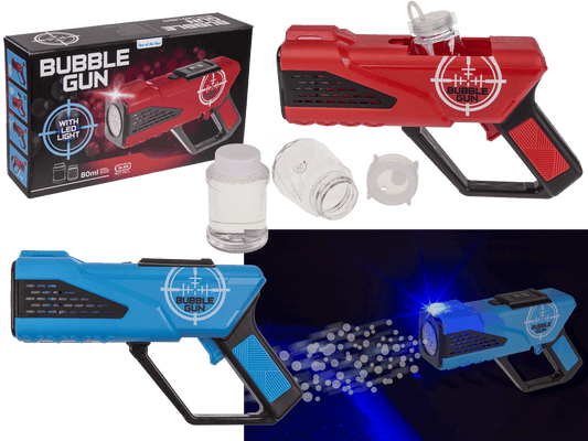 Bubble Gun with LED, 25 cm,