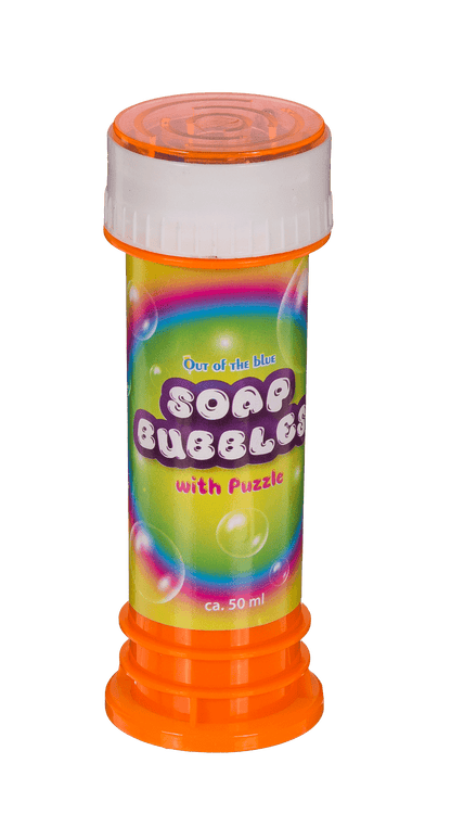 Soap bubbles with puzzle,