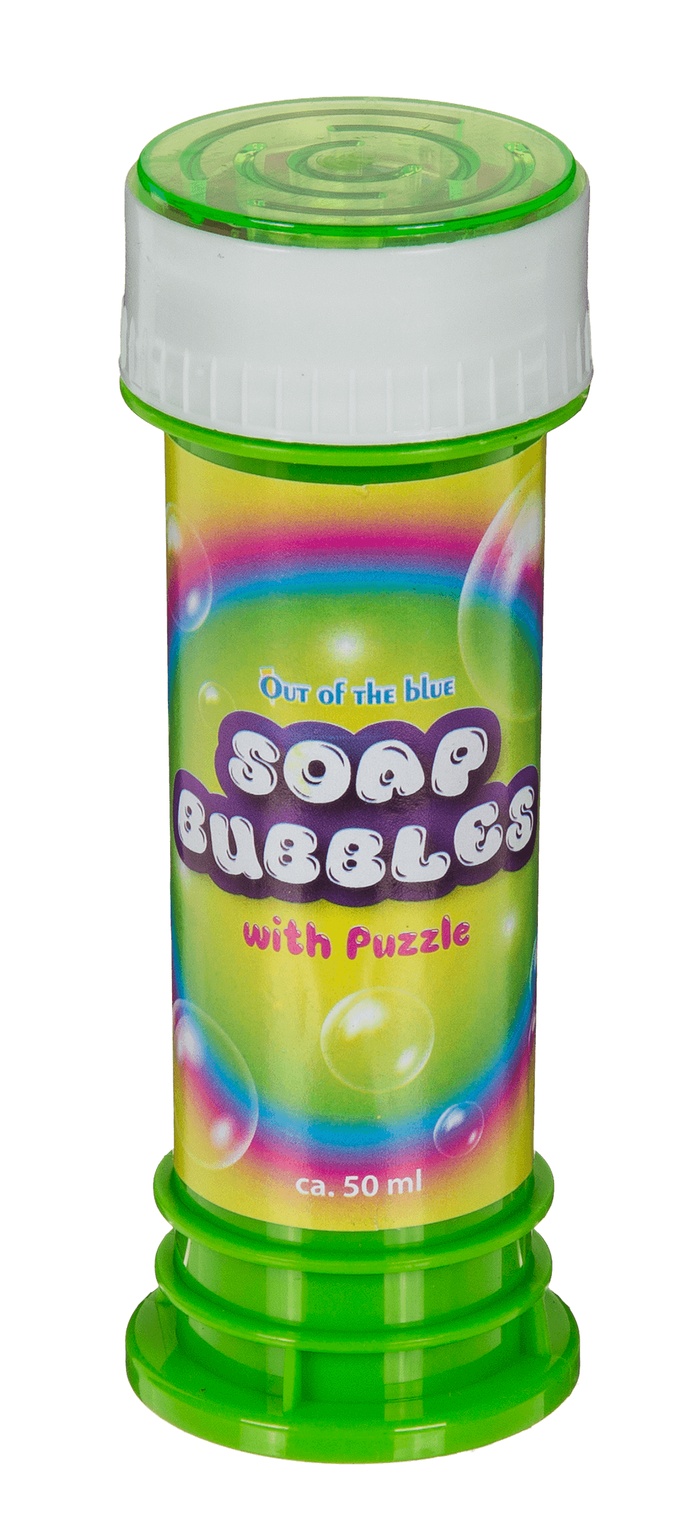 Soap bubbles with puzzle,