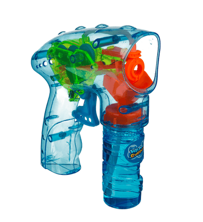 Bubble Gun with LED & ca. 56 ml bubble liquid,