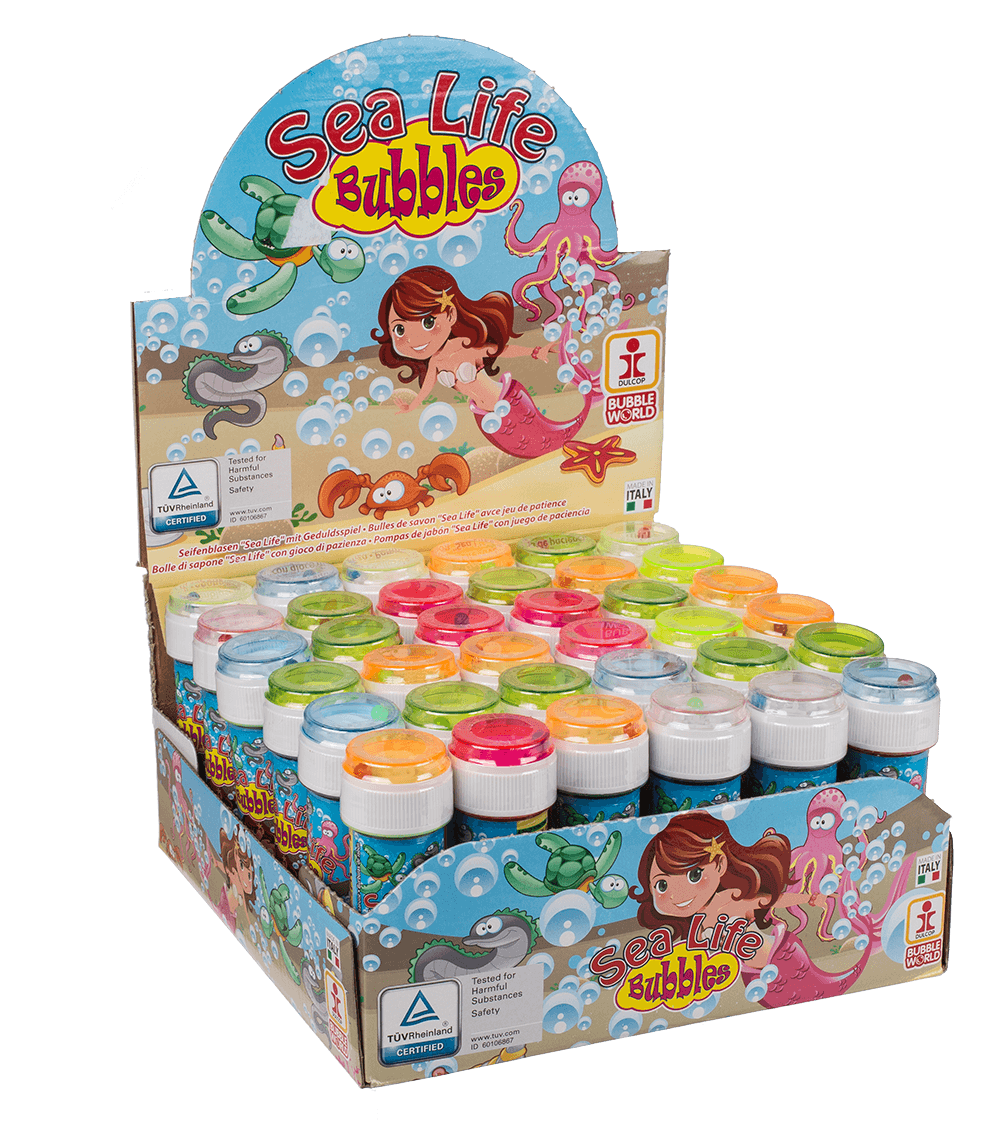 Soap bubbles with puzzle, Sea Life,