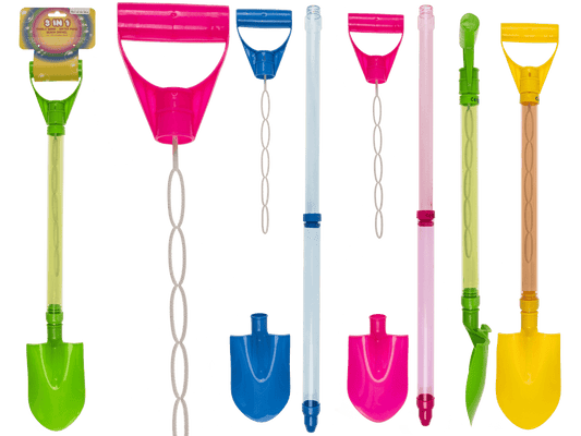 3-in-1 Bubble Wand, Water Pump, and Beach Shovel,