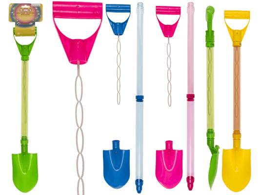 3-in-1 Bubble Wand, Water Pump, and Beach Shovel,