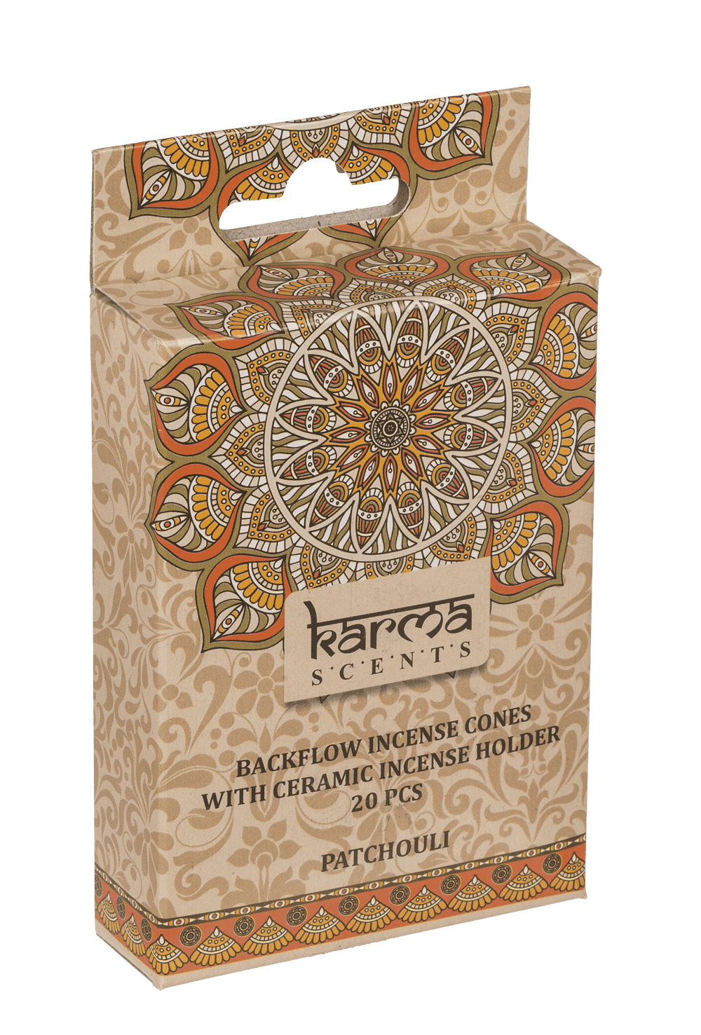 Backflow insence cone, Karma, 6 assorted,