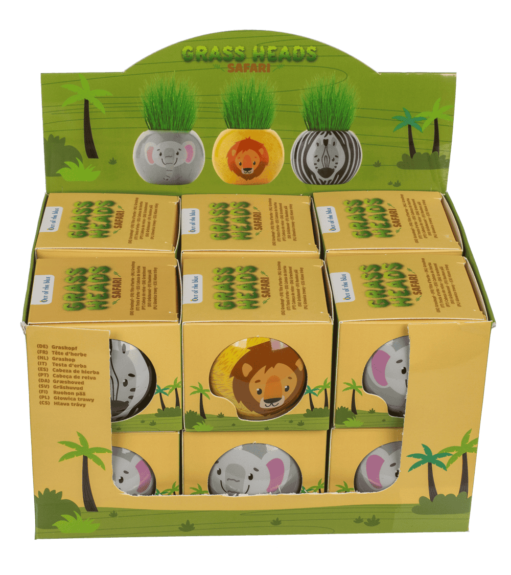 Grass head, Safari, 6,5 cm,