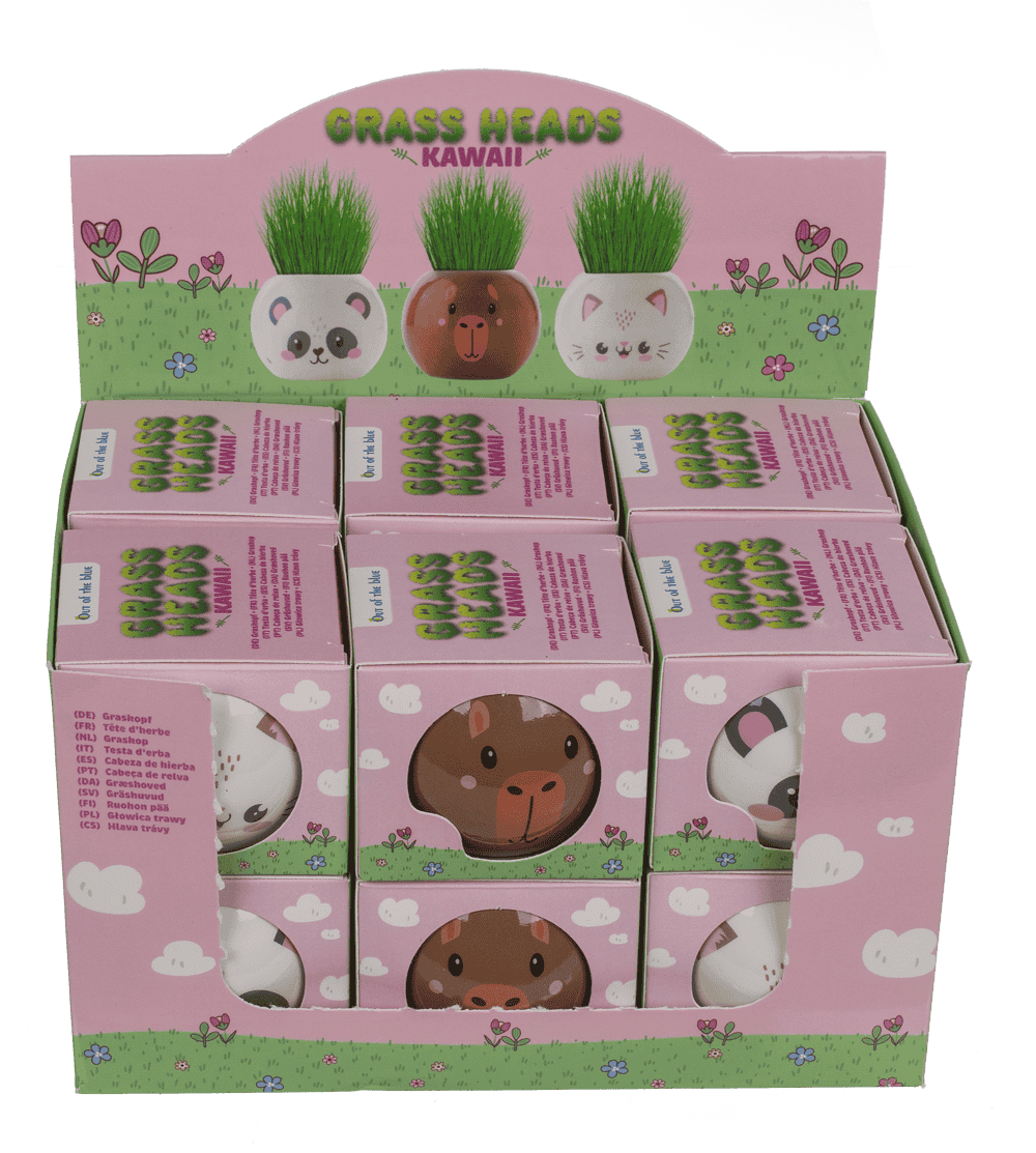 Grass head, Kawaii, 6,5 cm,