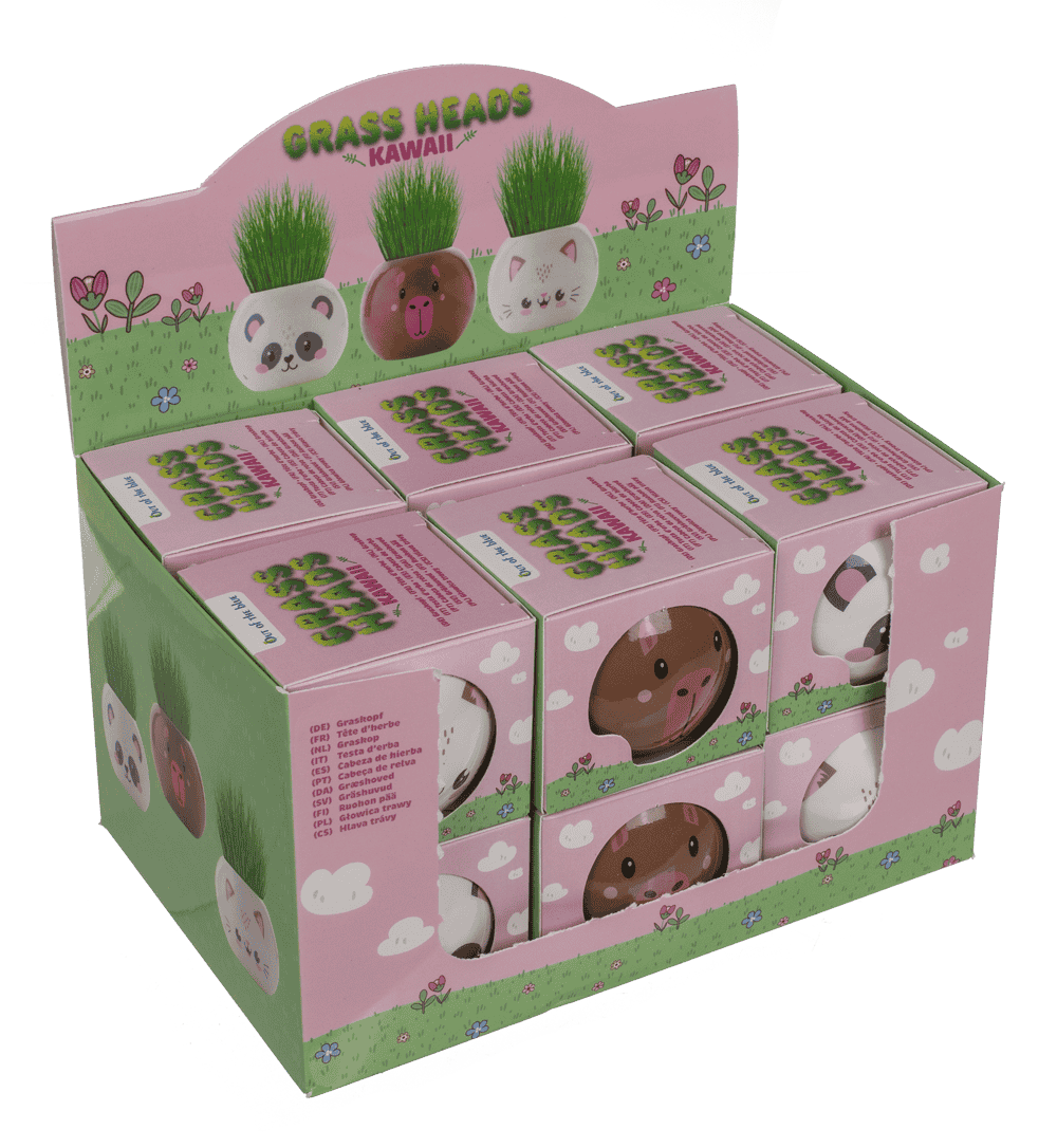 Grass head, Kawaii, 6,5 cm,