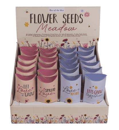 Flower seeds, Meadow, with soil pad,