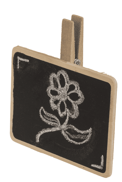 Large Wooden Blackboard with clip,