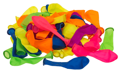 Water balloon throwing game with timer,