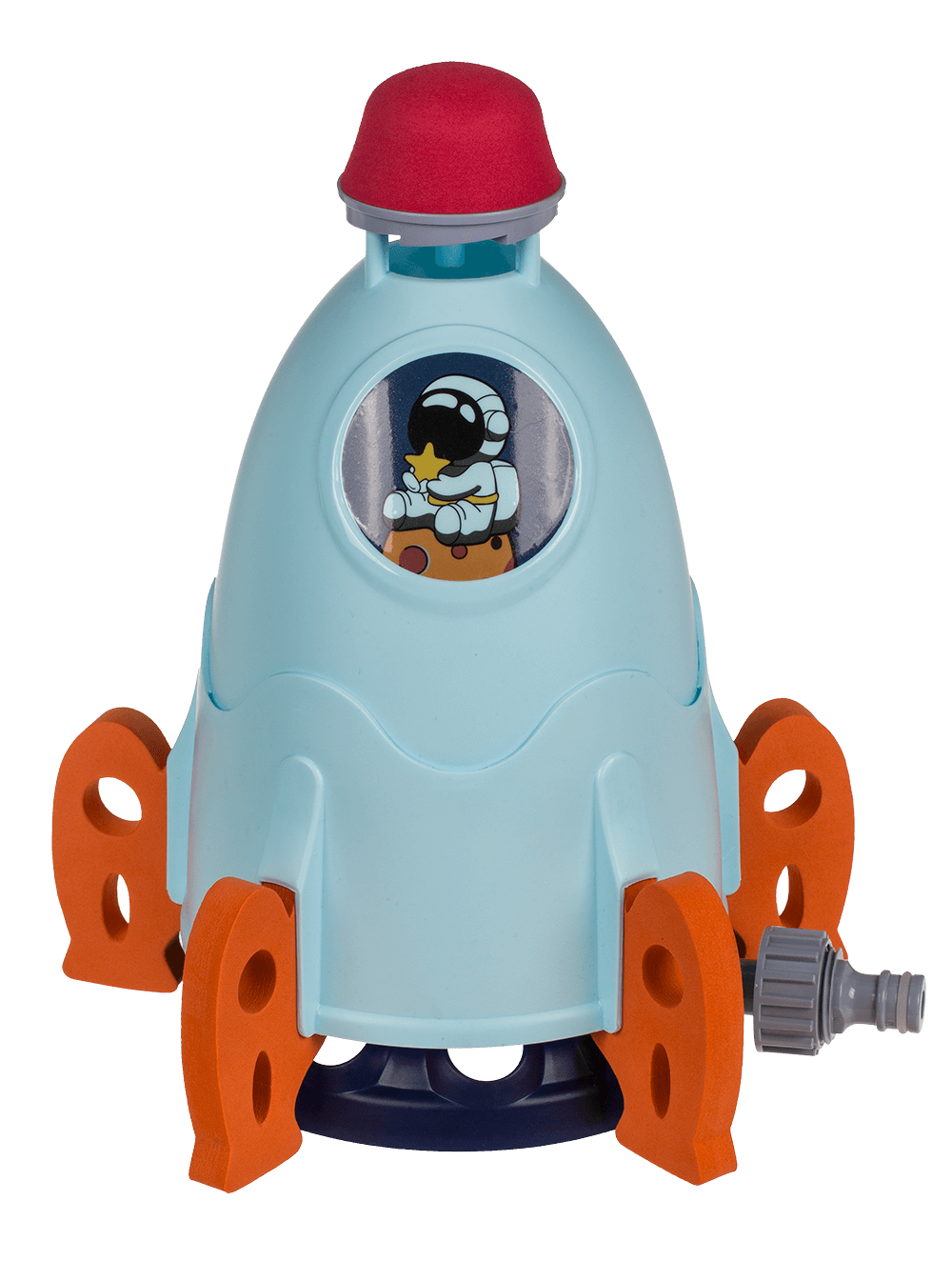 Flying Space Rocket Lawn Sprinkler, 33 cm.
