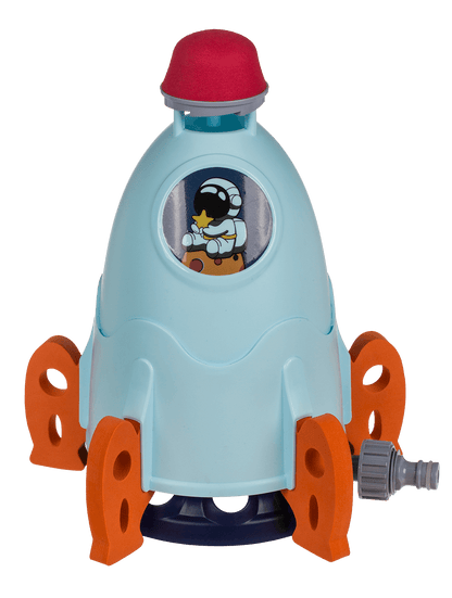 Flying Space Rocket Lawn Sprinkler, 33 cm.