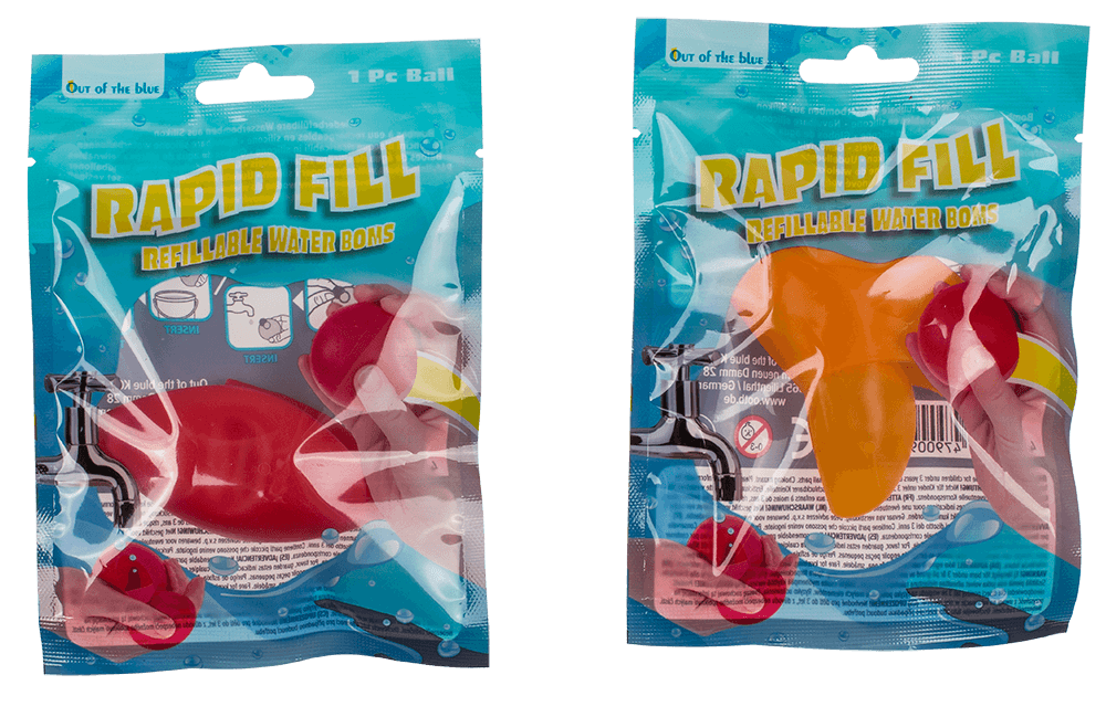 Waterbomb (rapid fill, self-sealing, reusable)