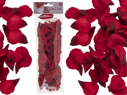 Red rose petals, 4 x 6 cm,