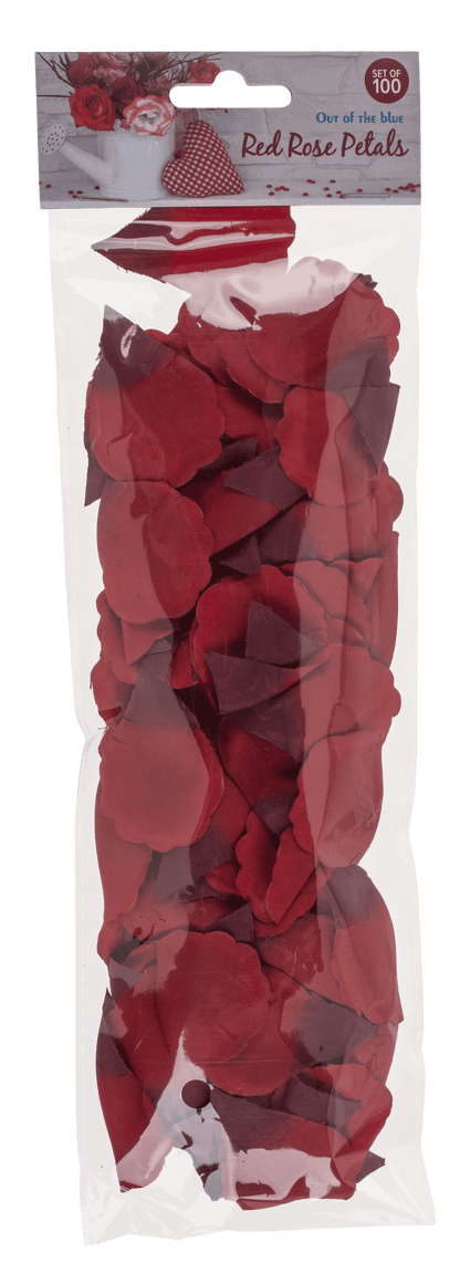 Red rose petals, 4 x 6 cm,