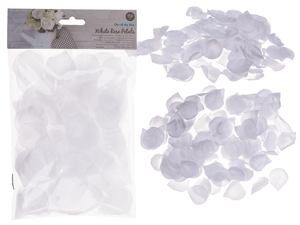 White rose petals,