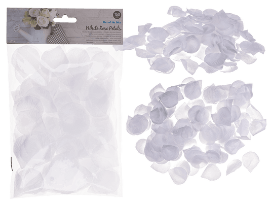 White rose petals,