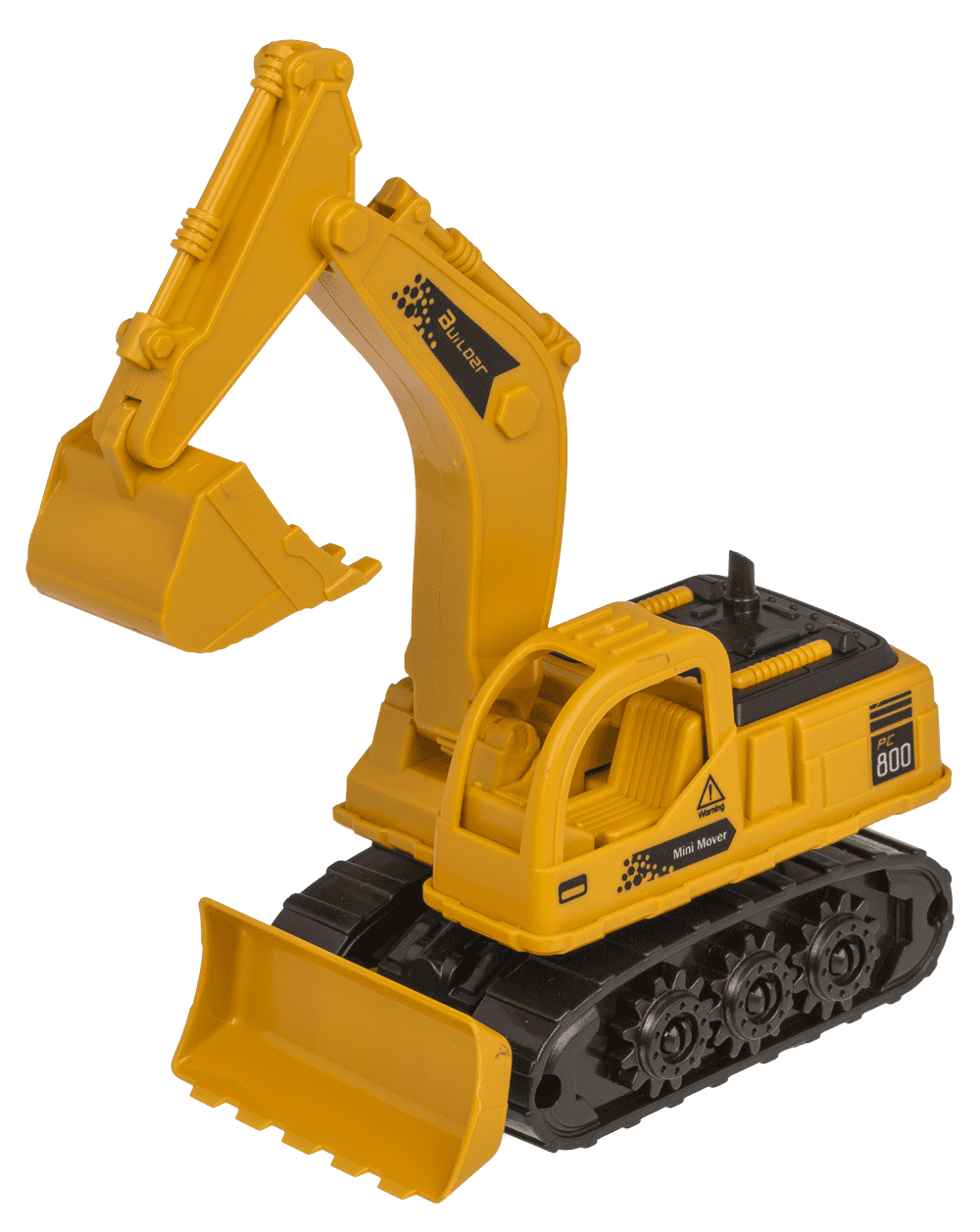 Digger with friction & moveable arm,