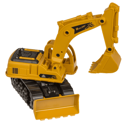 Digger with friction & moveable arm,
