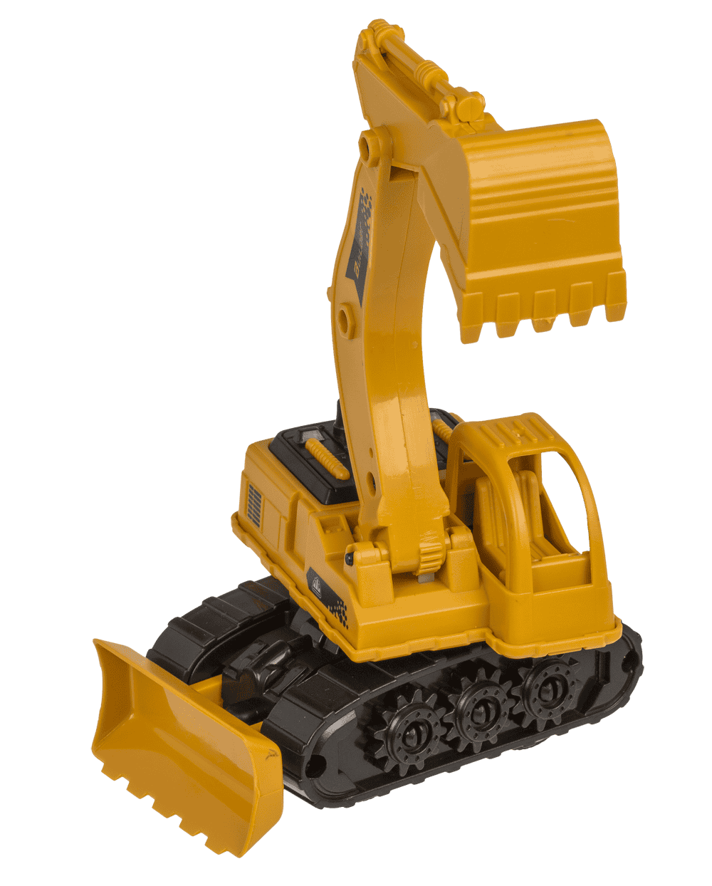 Digger with friction & moveable arm,