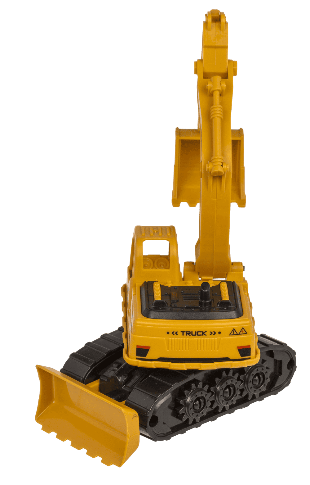 Digger with friction & moveable arm,