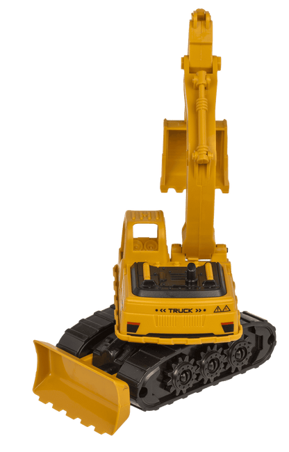 Digger with friction & moveable arm,