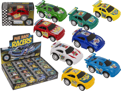 Racing car with pull back, approx. 5,5 x 4 cm,