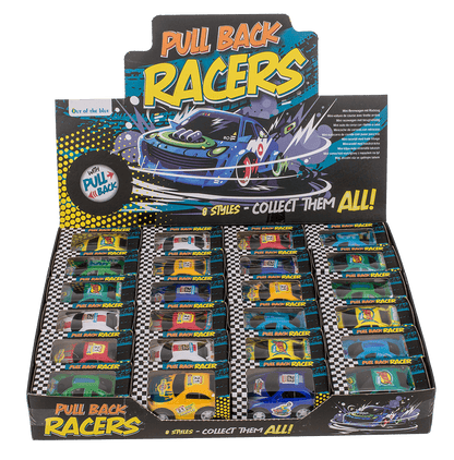 Racing car with pull back, approx. 5,5 x 4 cm,