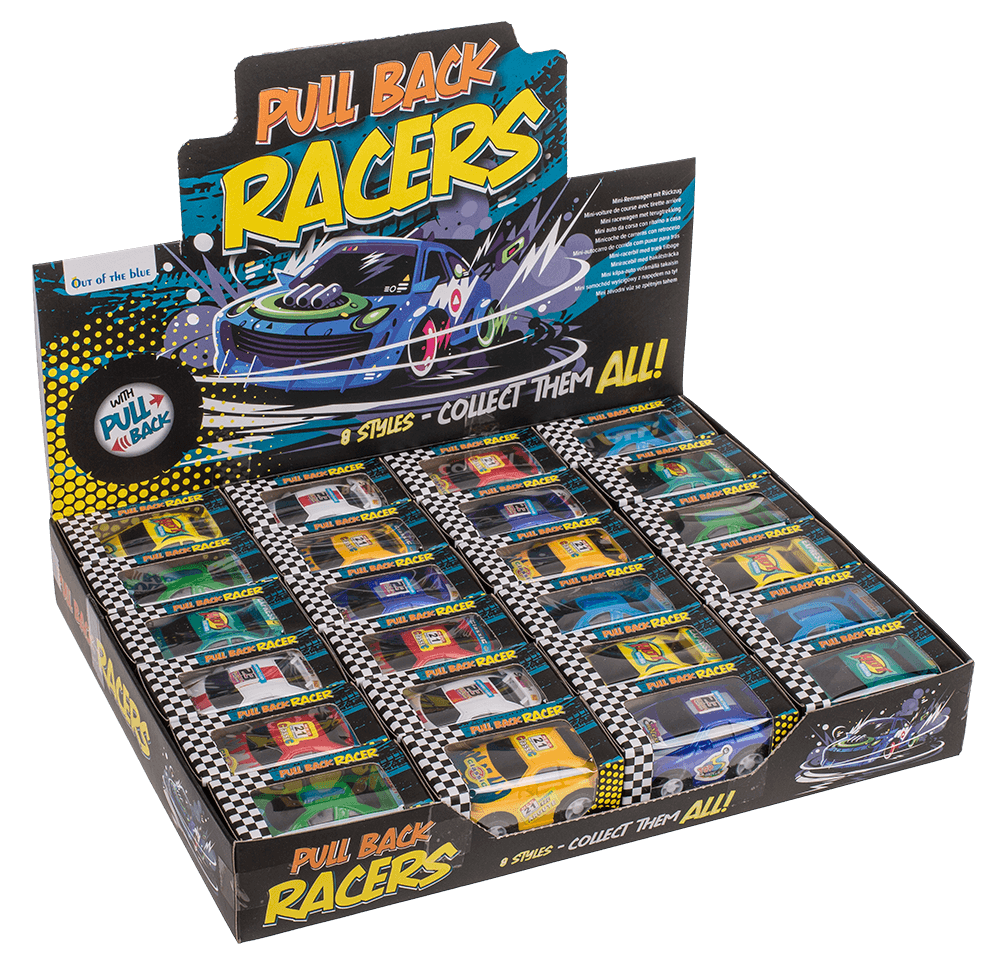 Racing car with pull back, approx. 5,5 x 4 cm,