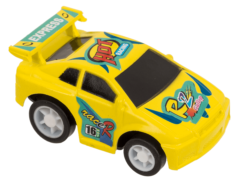Racing car with pull back, approx. 5,5 x 4 cm,