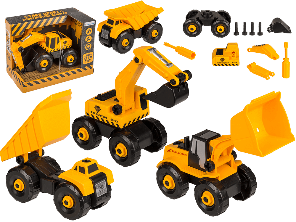 Take Apart Construction Vehicles Excavations