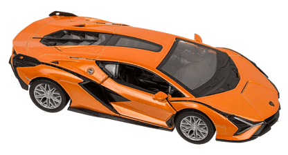 Metal model car with pull back, Lamborghini,