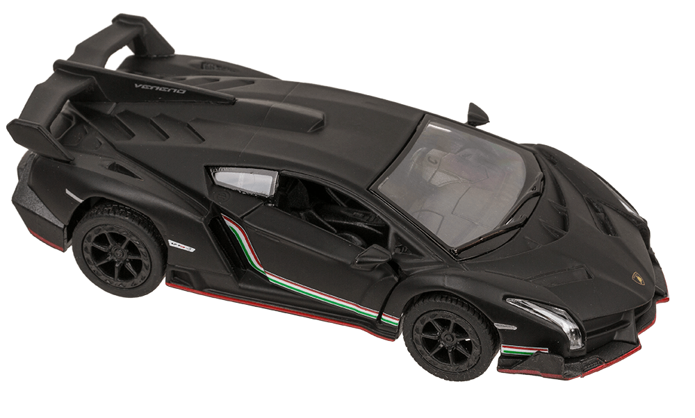 Metal model car with pull back, Lamborghini,